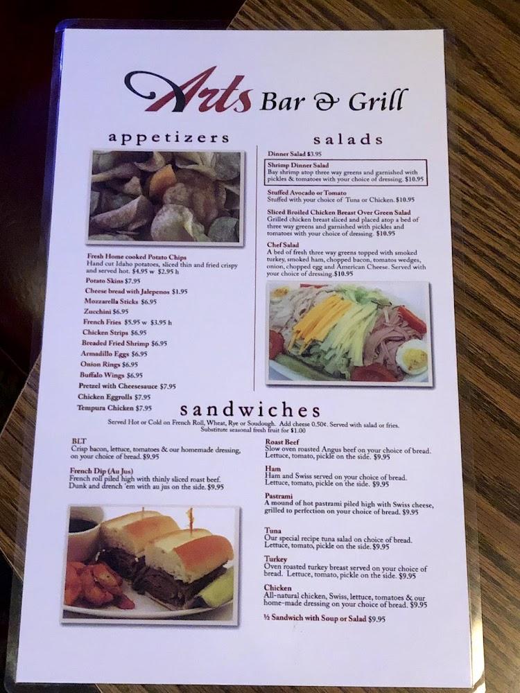Art's Bar & Grill Menu image 3